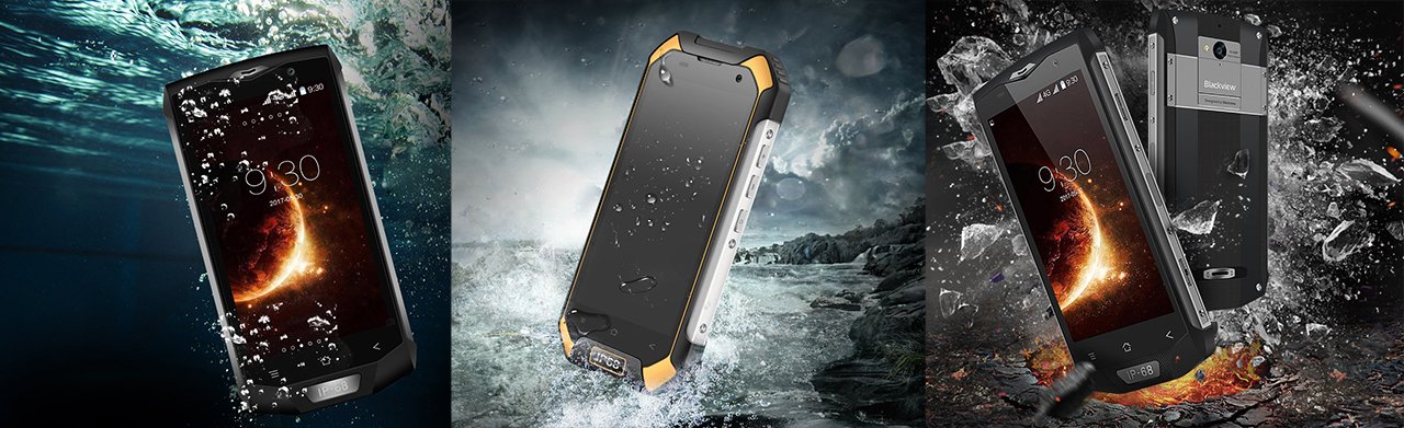водонепроницаемый корпус модели смартфона Blackview